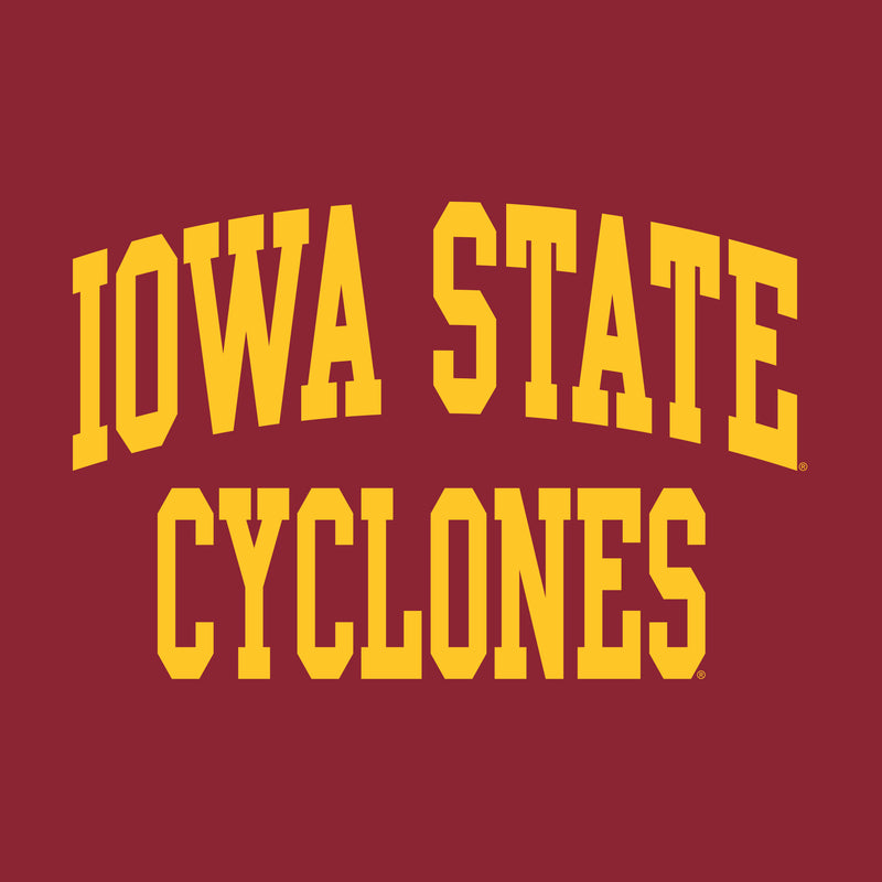 Iowa State University Cyclones  Front Back Print Short Sleeve T Shirt - Cardinal