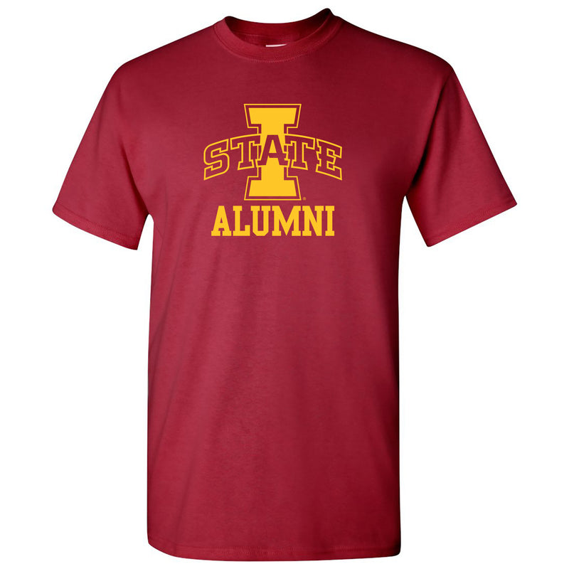 Iowa State University Cyclones Logo Alumni Short Sleeve T Shirt - Cardinal