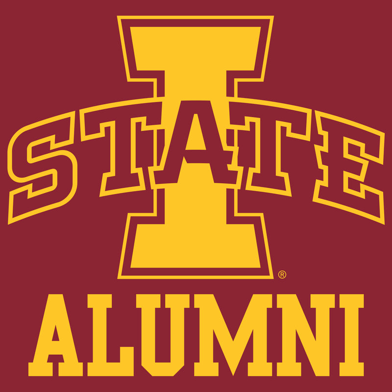 Iowa State University Cyclones Logo Alumni Short Sleeve T Shirt - Cardinal
