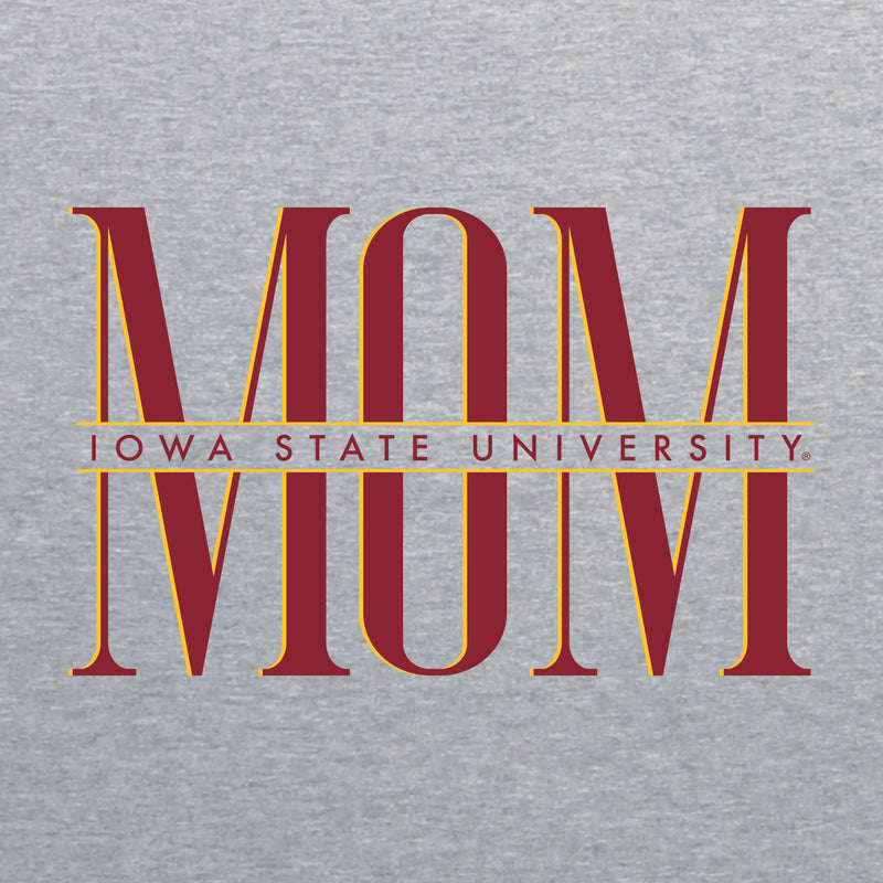 Iowa State Classic Mom T-Shirt - Sport Grey