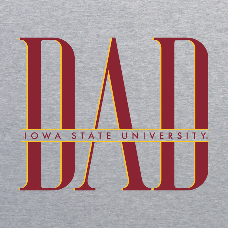 Iowa State Classic Dad Crewneck - Sport Grey