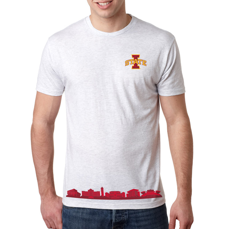 Iowa State Cyclones Skyline Hem Print - T-Shirt
