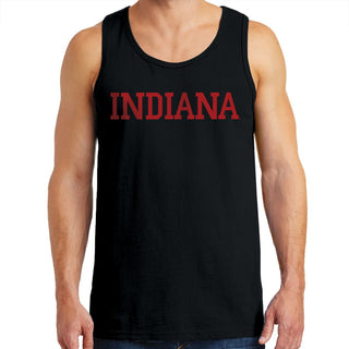 Indiana Hoosiers Basic Block Tank Top - Black