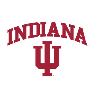 Indiana University Hoosiers Arch Logo Next Level Short Sleeve T-Shirt - White