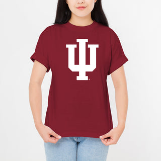 Indiana University Hoosiers Trident Short Sleeve T-Shirt - Cardinal