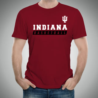 Indiana University Hoosiers Basketball Slant Short Sleeve T-Shirt - Cardinal