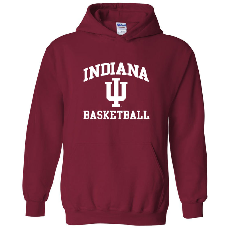 Indiana University Hoosiers Arch Logo Basketball Hoodie - Cardinal