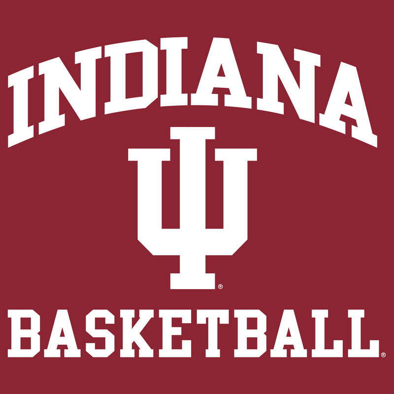 Indiana University Hoosiers Arch Logo Basketball Hoodie - Cardinal