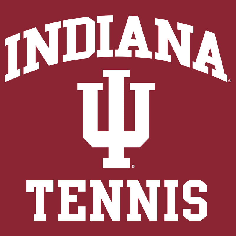 Indiana University Hoosiers Arch Logo Tennis Hoodie - Cardinal