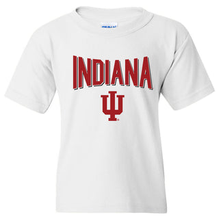 Indiana University Hoosiers Statement Block Youth Short Sleeve T-Shirt - White