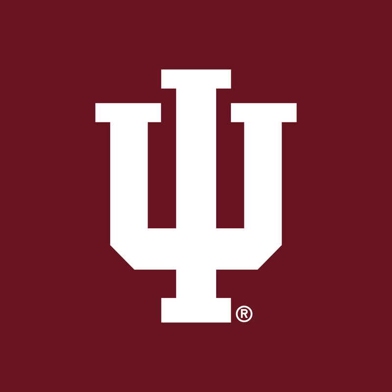 Indiana University Sophisticate Pom Jersey - Garnet/Oxford