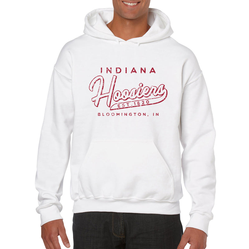 Indiana University Hoosiers Road Trip Heavy Blend Hoodie - White