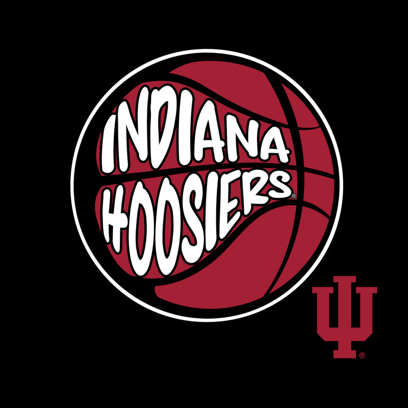 Indiana University Hoosiers Street Basketball Heavy Cotton Tank Top - Black