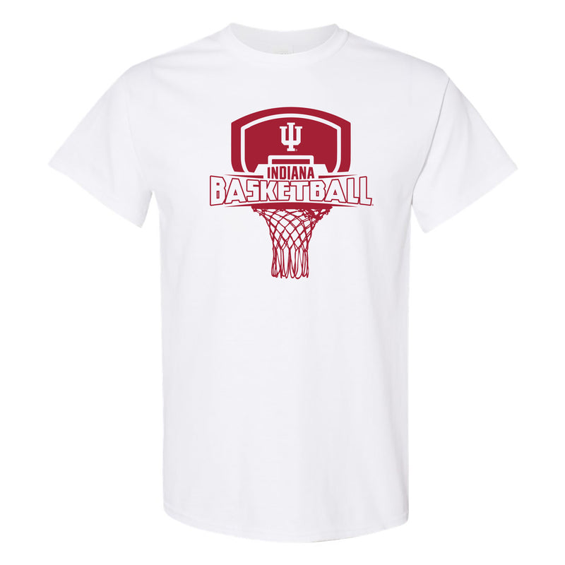 Indiana University Hoosiers Basketball Board Short Sleeve T-Shirt - White