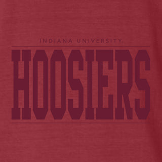 Indiana Monotone Bold CC T-Shirt - Crimson