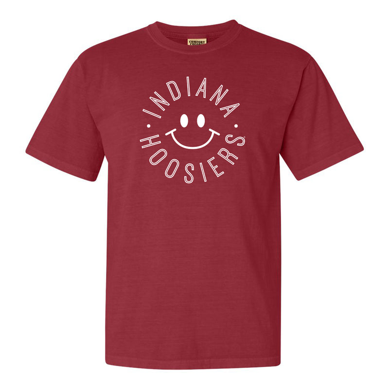 Indiana Monotone Smile CC T-Shirt - Crimson