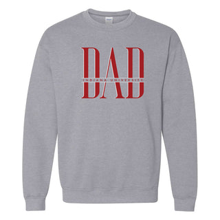 Indiana Classic Dad Crewneck - Sport Grey