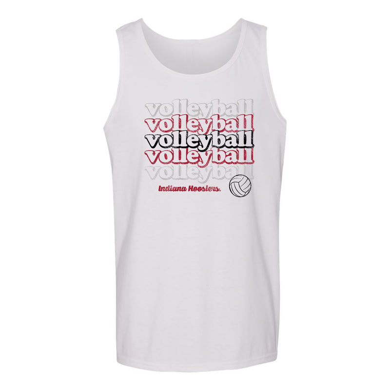 Indiana Hoosiers Volleyball Repeat Tank Top - White