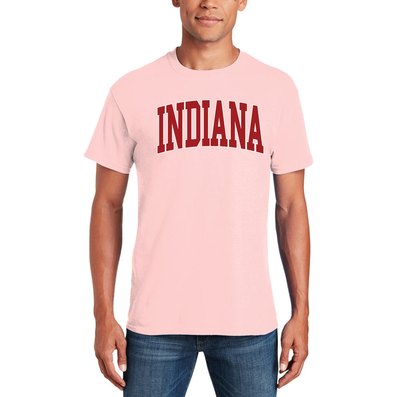 Indiana University Hoosiers Mega Arch T-Shirt - Light Pink