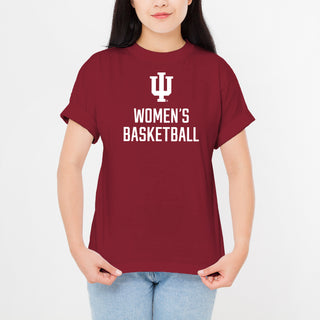 Indiana Women's Basketball Logo T-Shirt - Cardinal