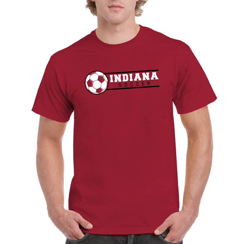 Indiana Hoosiers Soccer Spotlight T Shirt - Cardinal