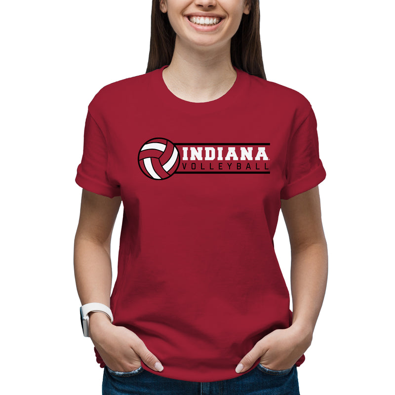 Indiana Hoosiers Volleyball Spotlight T Shirt - Cardinal
