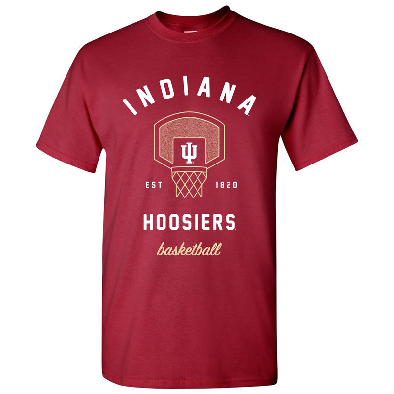 Indiana University Hoosiers Basketball Net Short Sleeve T-Shirt - Cardinal