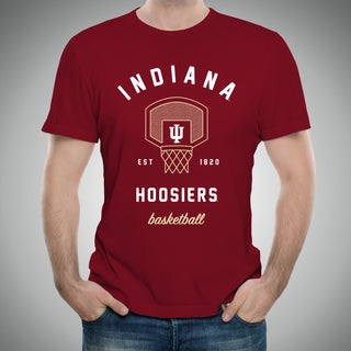 Indiana University Hoosiers Basketball Net Short Sleeve T-Shirt - Cardinal