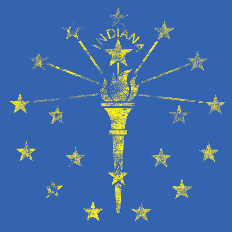 Indiana State Flag - Royal