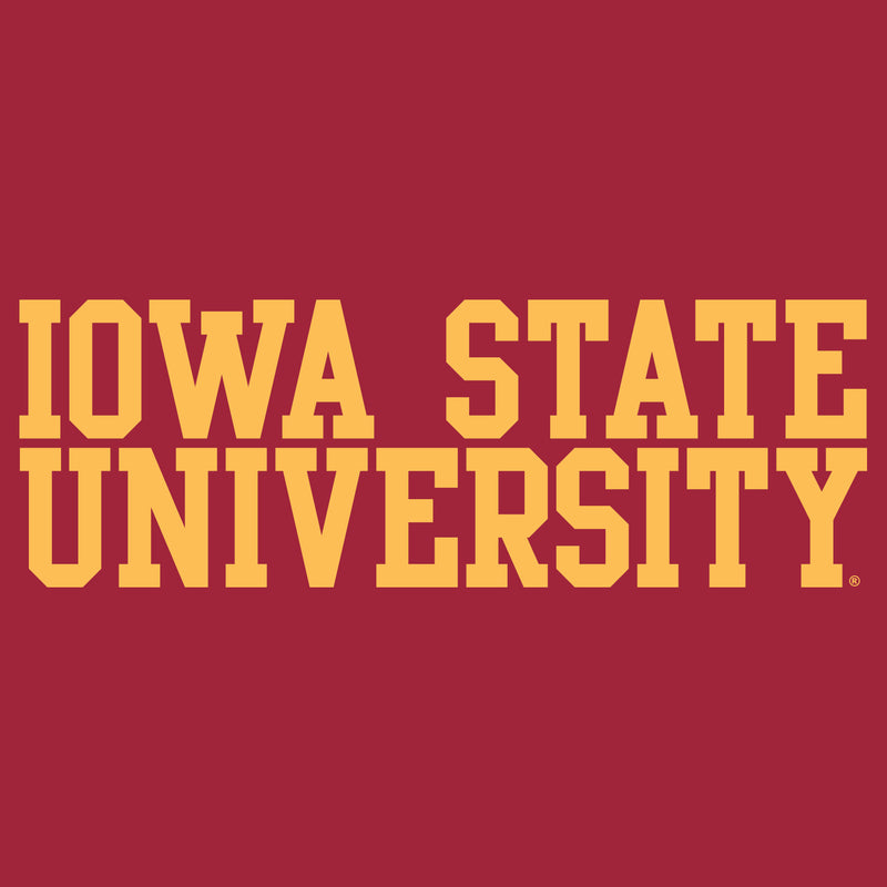 Iowa State University Cyclones Basic Block Hoodie - Cardinal