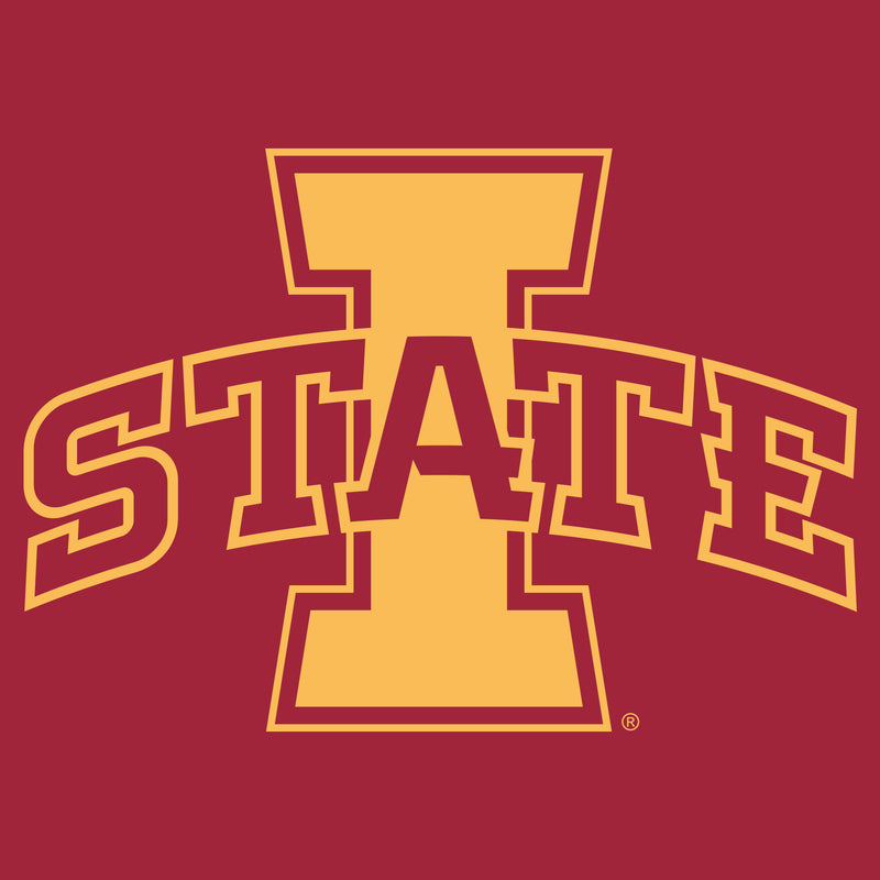 Iowa State University Cyclones Logo Long Sleeve T Shirt - Cardinal