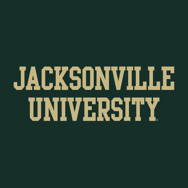 Jacksonville University Dolphins Basic Block Cotton T-Shirt - Forest