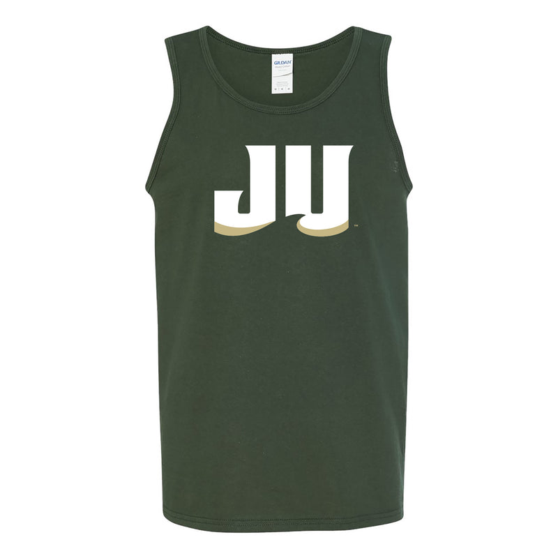 Jacksonville University Dolphins Primary Logo Cotton Tank Top - Forest