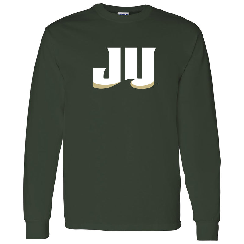 Jacksonville University Dolphins Primary Logo Cotton Long Sleeve T-Shirt - Forest
