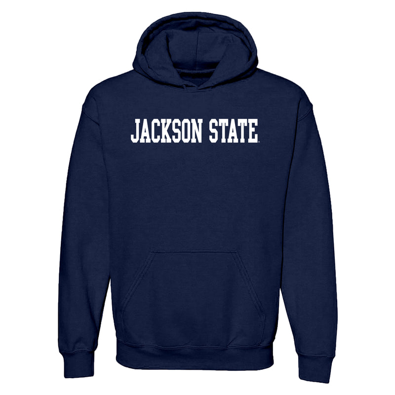 Jackson State Tigers Basic Block Hoodie - Navy