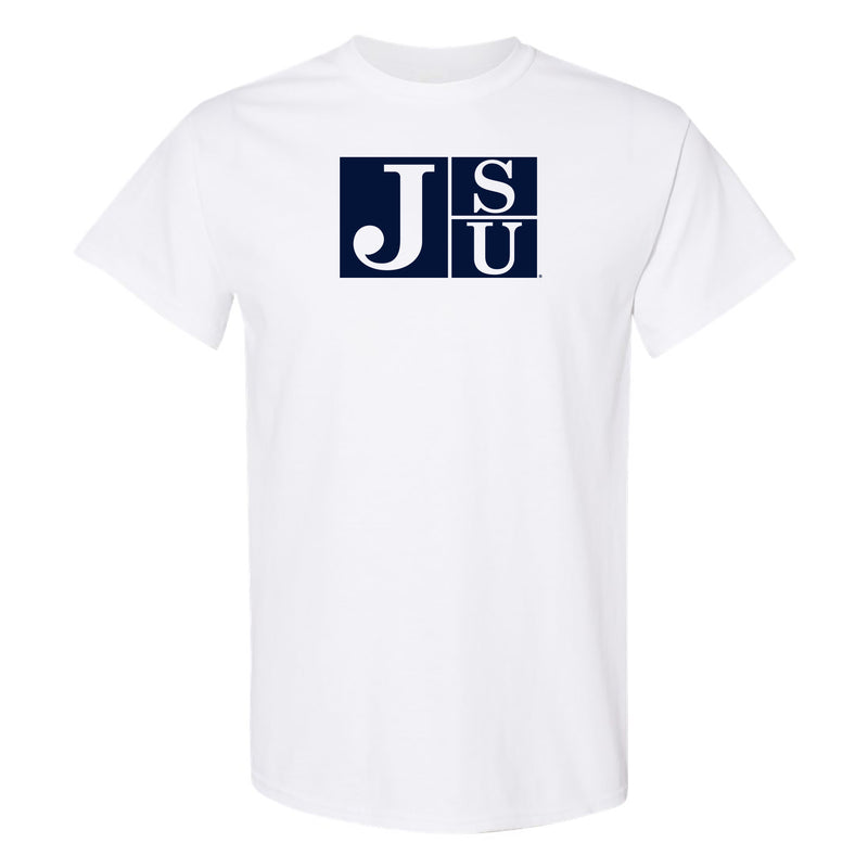 Jackson State Tigers Primary Logo T Shirt - White