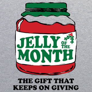 Jelly of the Month - Funny Christmas Vacation Graphic T Shirt - Grey