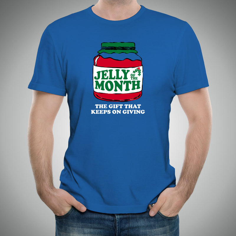 Jelly of the Month - Funny Christmas Vacation Graphic T Shirt - Royal