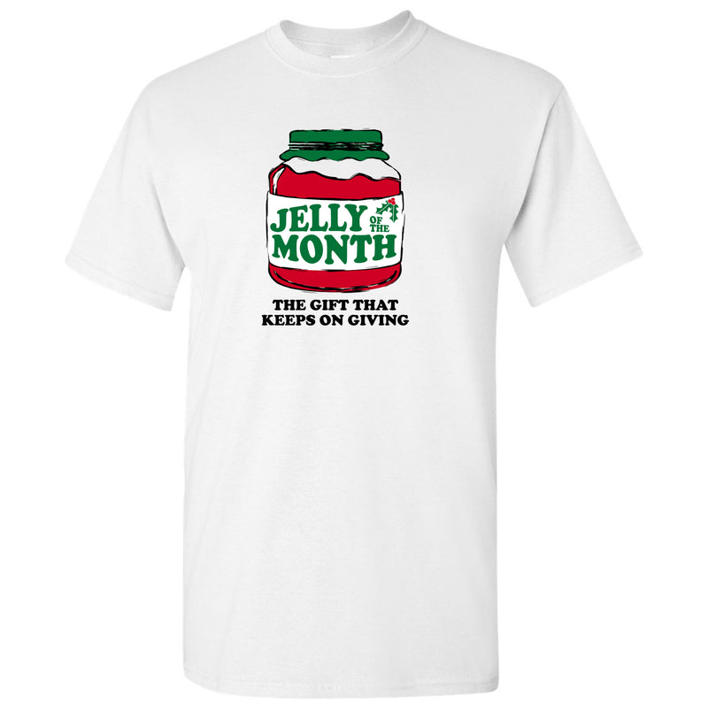 Jelly of the Month - Funny Christmas Vacation Graphic T Shirt - White