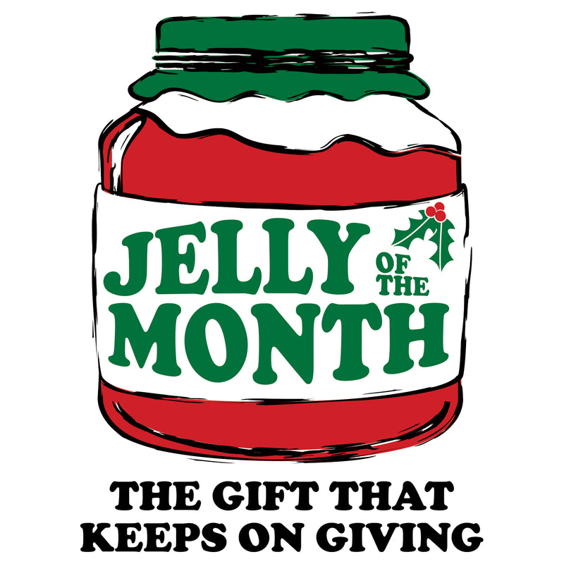 Jelly of the Month - Funny Christmas Vacation Graphic T Shirt - White