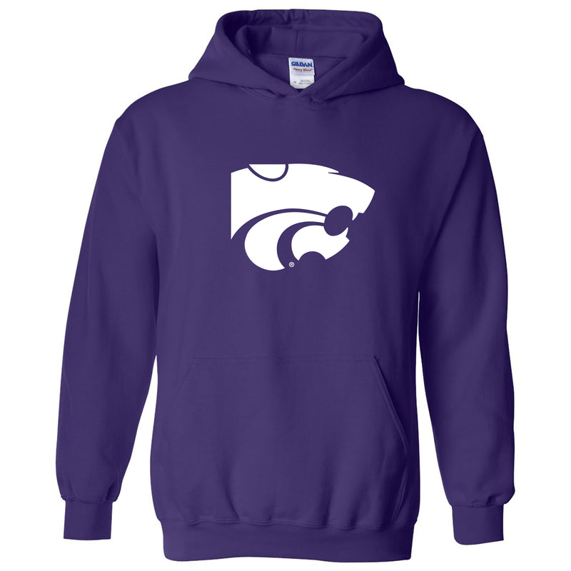 Kansas State University Wildcats Primary Logo Cotton Hoodie - Purple