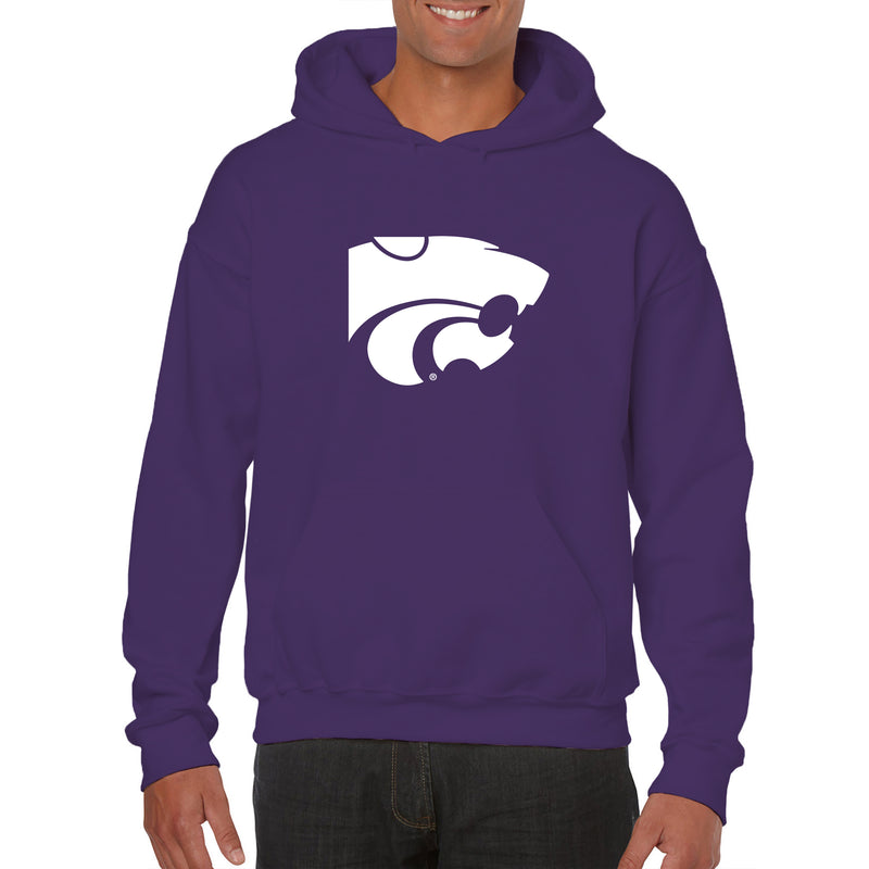 Kansas State University Wildcats Primary Logo Cotton Hoodie - Purple