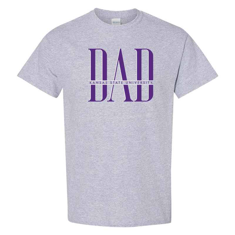 Kansas State Classic Dad T-Shirt - Sport Grey