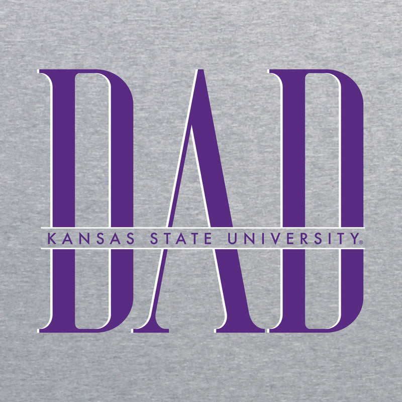 Kansas State Classic Dad Crewneck - Sport Grey