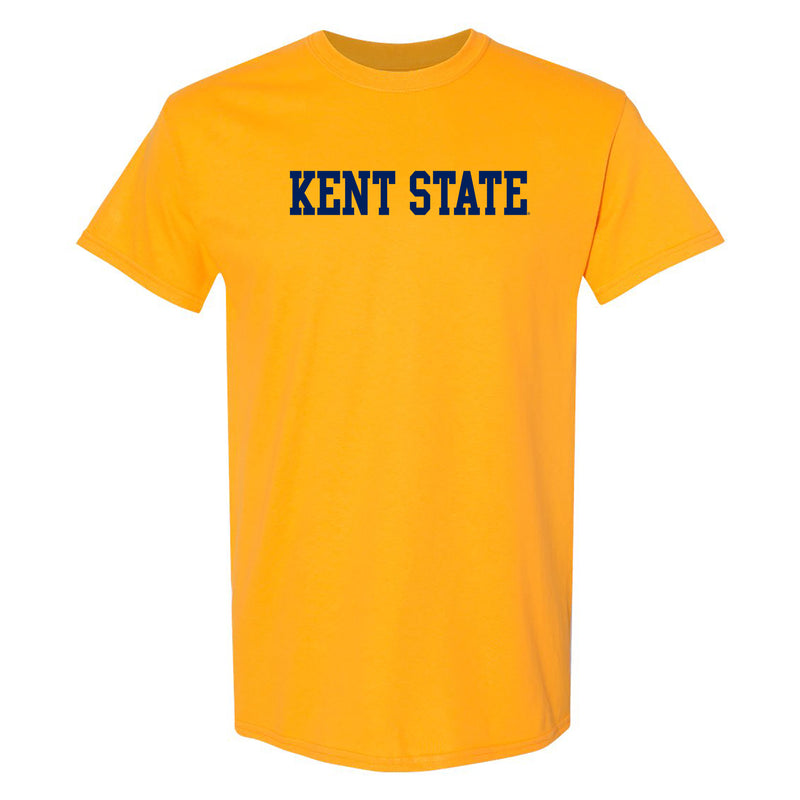 Kent State Golden Flashes Basic Block T Shirt - Gold