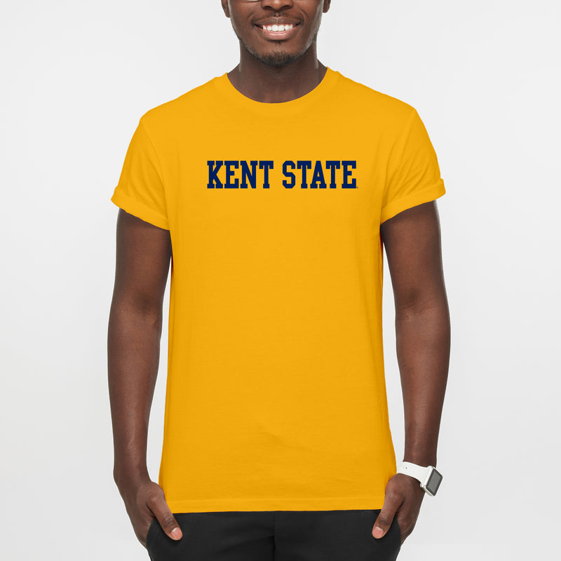 Kent State Golden Flashes Basic Block T Shirt - Gold
