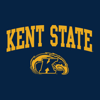 Kent State University Golden Flashes Arch Logo Short Sleeve T Shirt - Navy