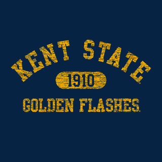 Kent State University Golden Flashes Athletic Arch Heavy Blend Hoodie - Navy