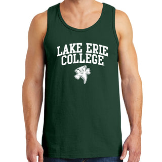 Lake Erie College Storm Arch Logo Tank Top - Forest