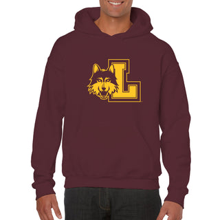 Loyola University Chicago Rambler Logo Hoodie - Maroon